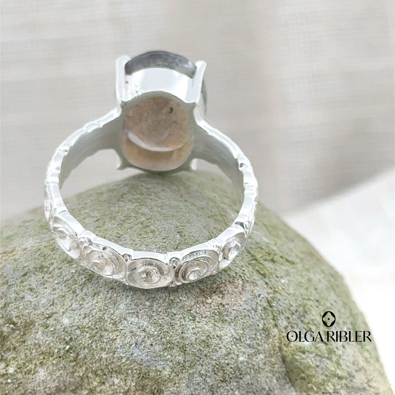 Olga Ribler Anelli: Labradorit Ring Sterling Silber 925 Grösse 60 – Nuovo (secondo la descrizione) da Luzern venduto da Schmuckoutlet 2