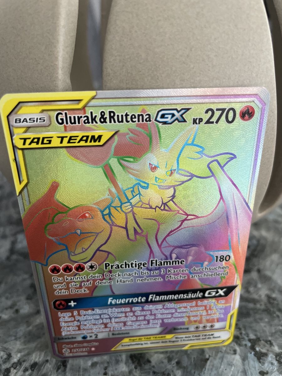 Pokémon Carte collezionabili: Pokemon Glurak & Rutena GX – Usato da Ueberstorf venduto da Vmirco 3