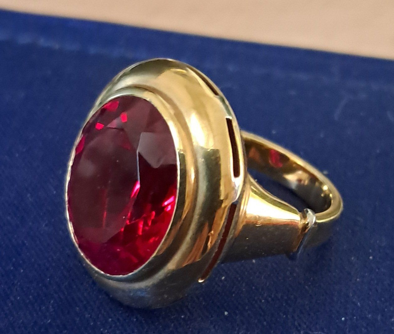 Ringe: Gelb Gold Ring /RUBIN /UNIKAT – Neu (gemäss Beschreibung) aus Glattbrugg von mah_c5jk 3