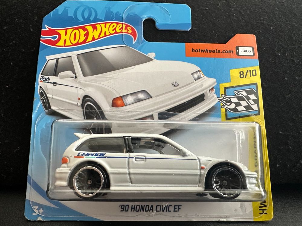 Hot Wheels 92 Honda Civic EC – Auto In Miniatura Scala 1/64, Serie Street Scene