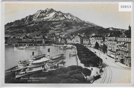 Luzern - Schweizerhofquai und Pilatus