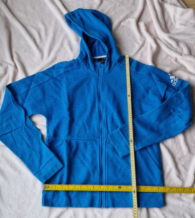 pull Adidas Bleu à capuche pour jeune