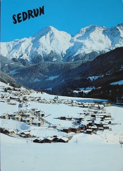 Cartes postales: SEDRUN und CAMISCHOLAS Rhät. Bahn – D'occasion à Jona par philajona