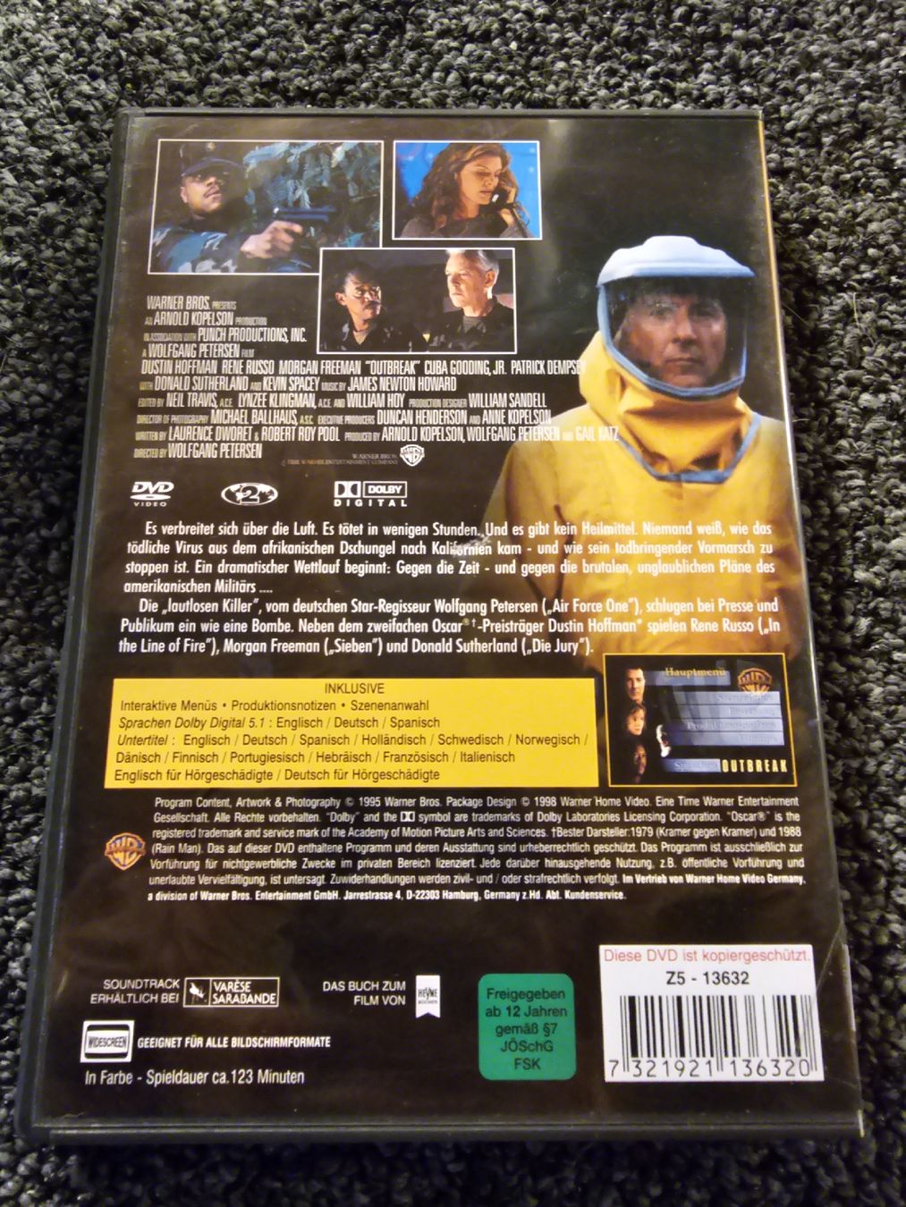 Tous les DVDs: DVD Outbreak (22555) – D'occasion à Ruswil par jan_bxl5 1