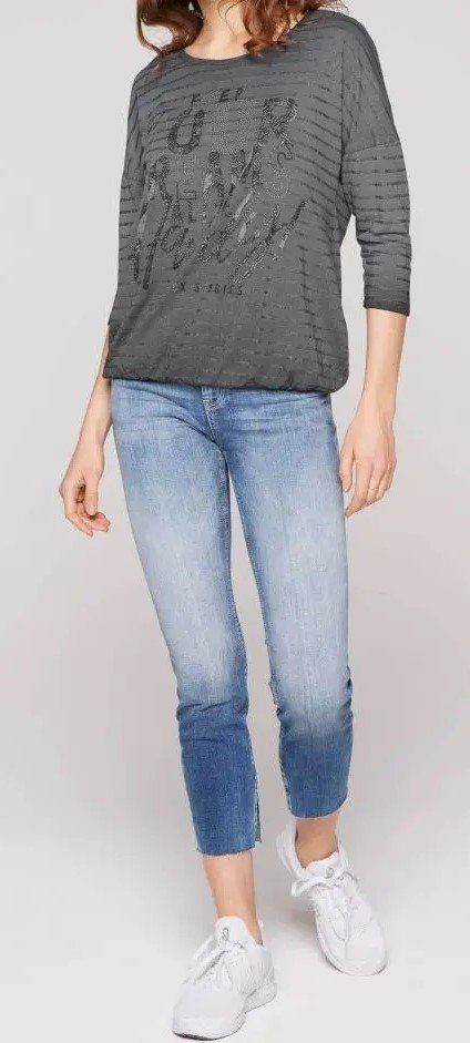 Camp David Maglioni & Felpe: SOCCX Sweat Shirt Pulli Pullover mit Glitzerstreifen XXL 44 – Nuovo e nell'imballaggio originale da Suhr venduto da OhLola 5