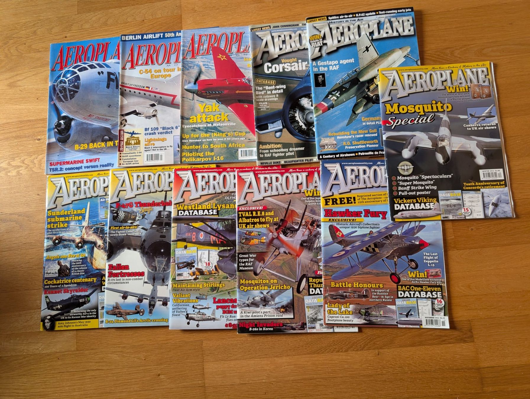 Revues & Magazines: Fliegermagazine Aeroplane – D'occasion à Utzenstorf par Retep111
