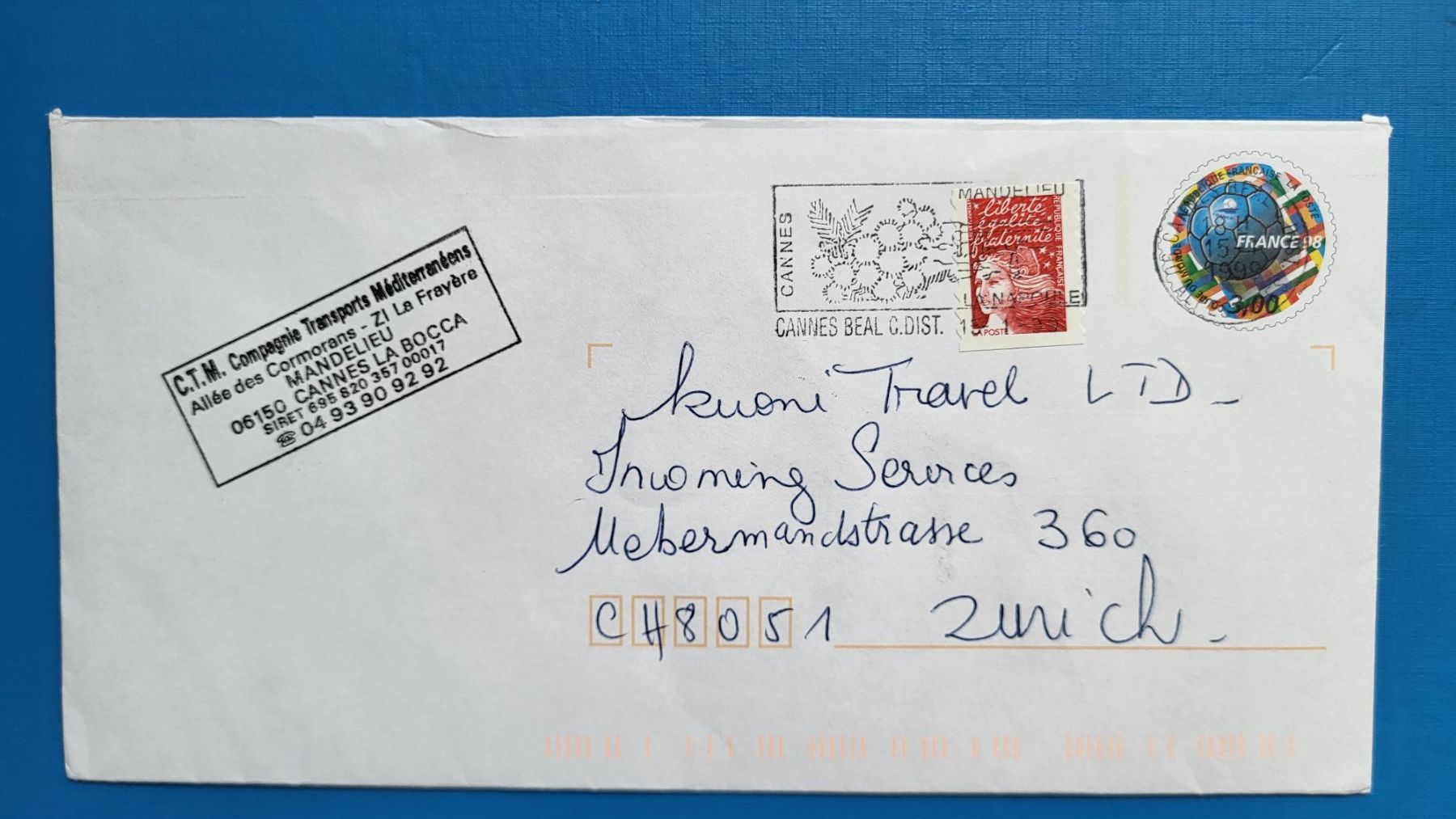 Tutti i francobolli: Fussball Frankreich Brief 1998 – Usato da Goldach venduto da artkramer