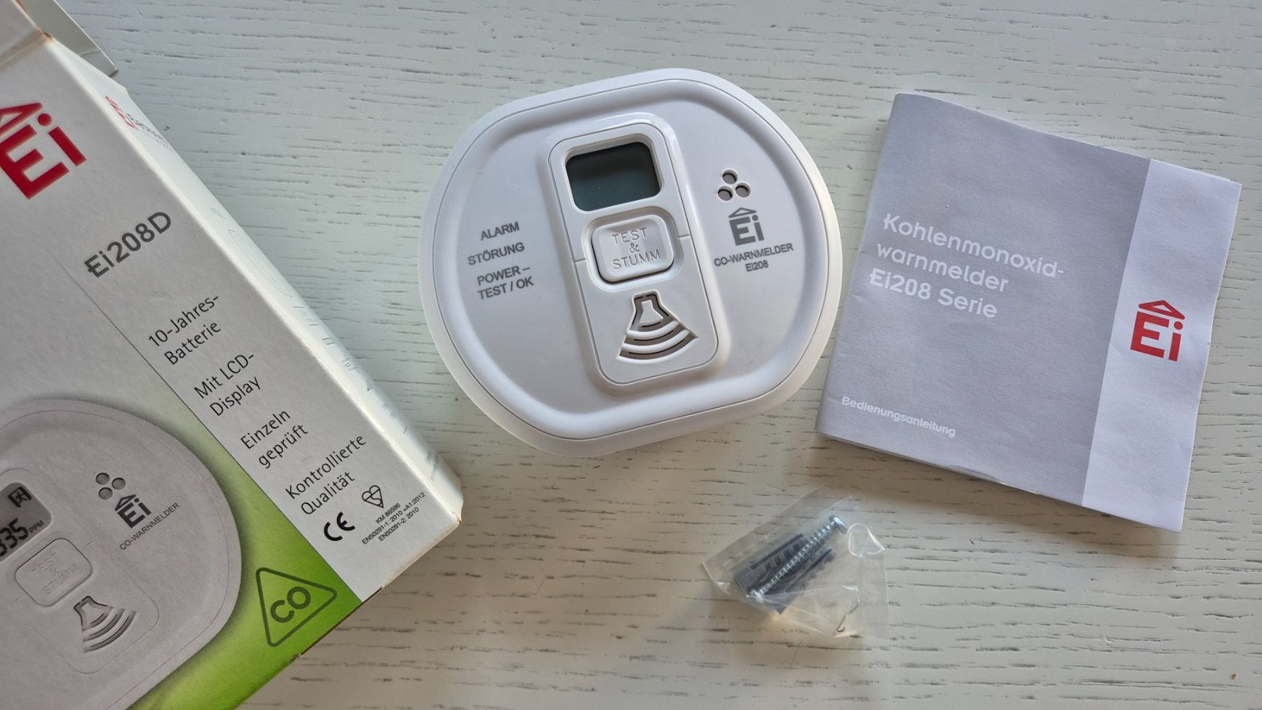 Alarmanlagen: Ei Electronics Ei208D Kohlenmonoxid-Warnmelder neu – Neu und originalverpackt aus Hitzkirch von enya2007