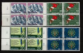 1970 4er-Block Serie Sondermarken ETS