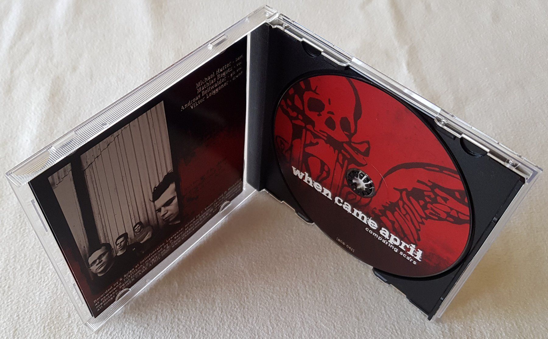 CD: When Came April – Comparing Scars - CD - 2007 - First Press – Usato da Uster venduto da Zardodel 3