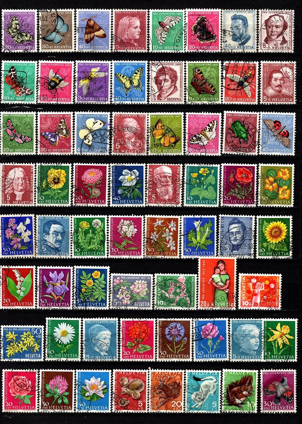 Alle Briefmarken: Pro Juventute (796) – Gebraucht aus Burgdorf von blinky01 2