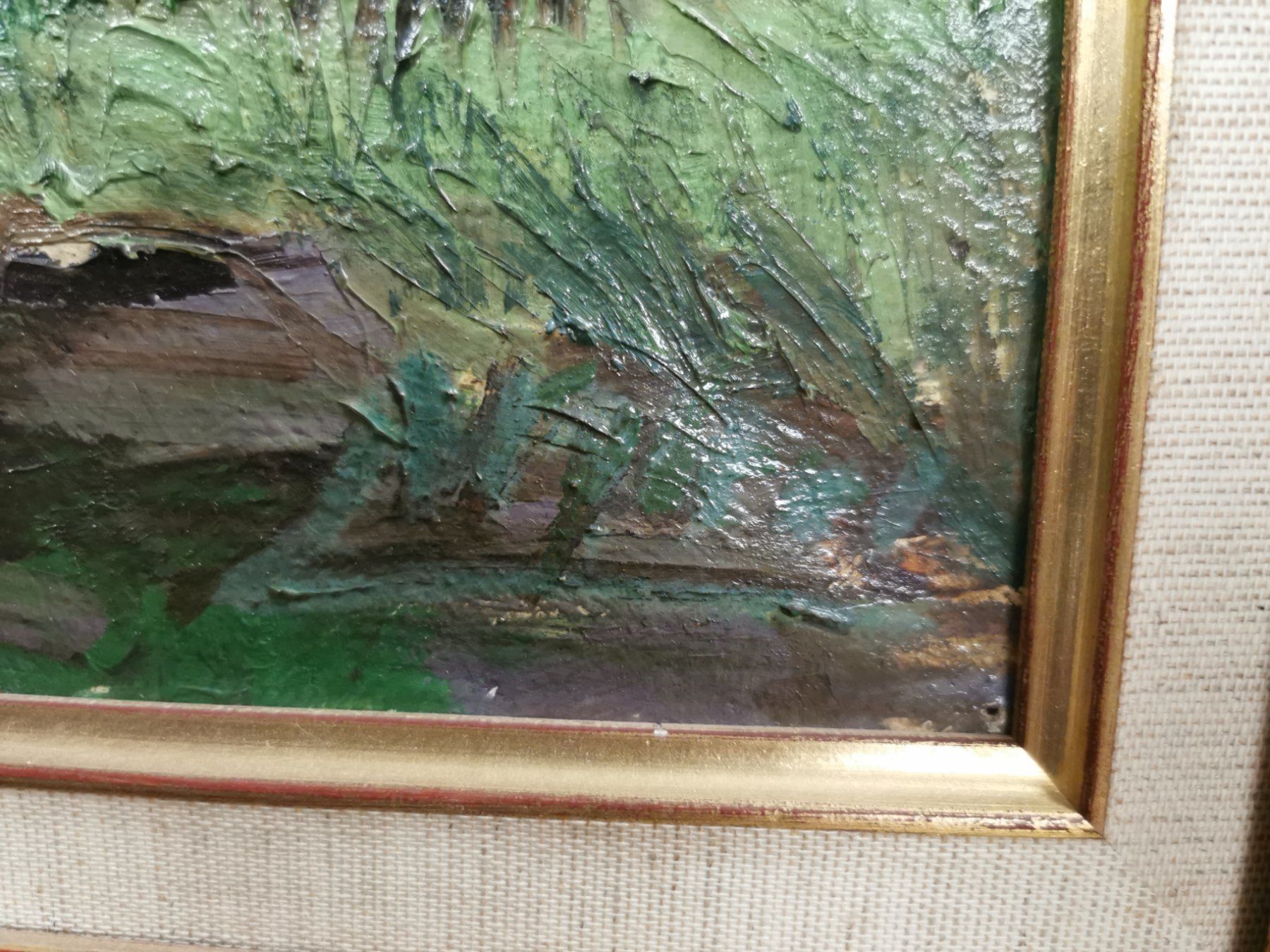 Gemälde: HUILE SUR TOILE SIGNÉE – Gebraucht aus Genève von Qanil77 2