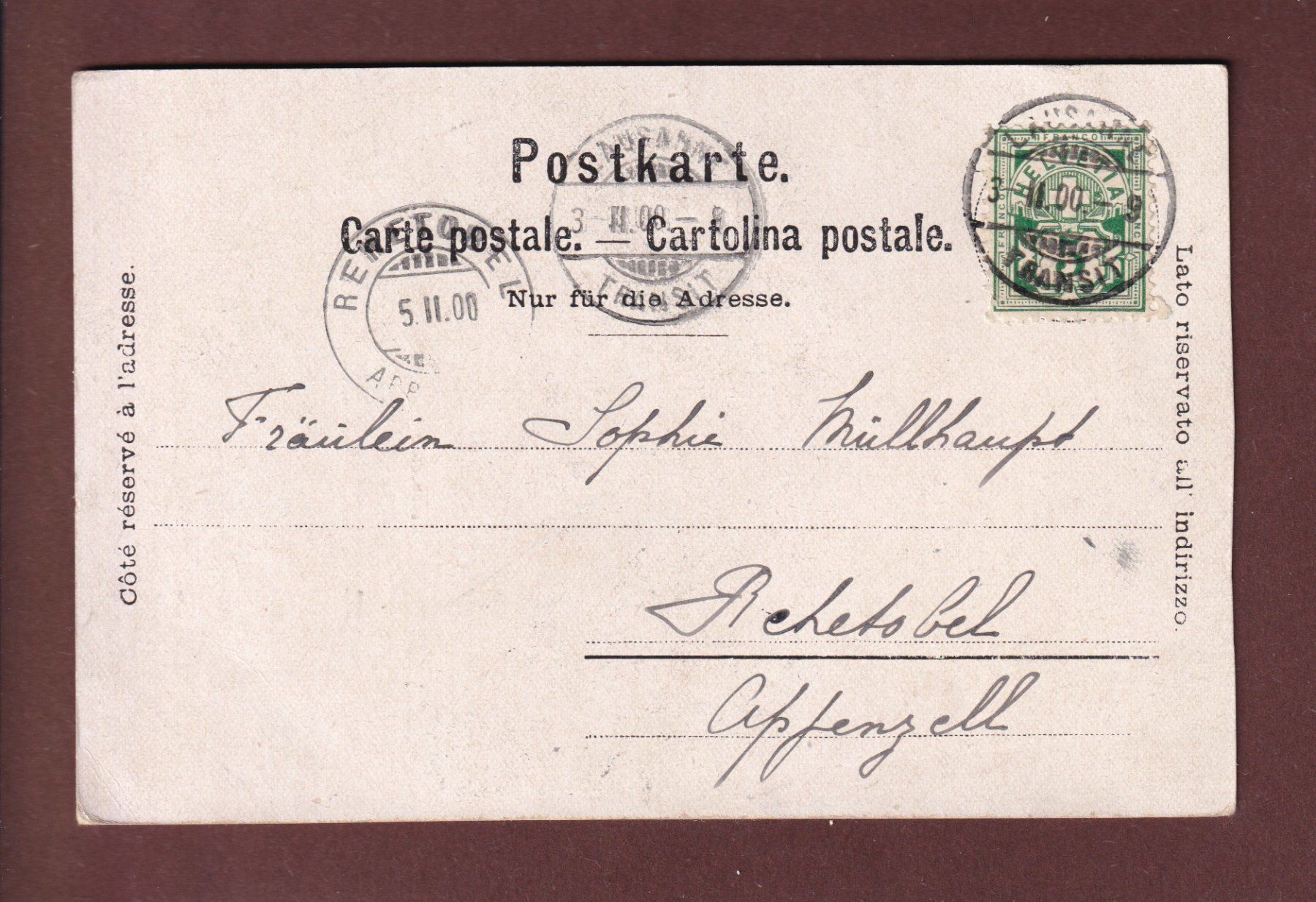 Cartoline postali: LAUSANNE - Narcisses - 1900 – Usato da Pully venduto da nicecards 1