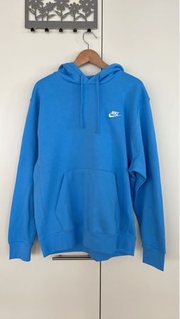 Nike Hoodie, Grösse L, Hellblau - Bereit für den Frühling!