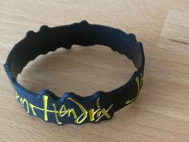 Jimi Hendrix Silikon Armband Metal Rock Band