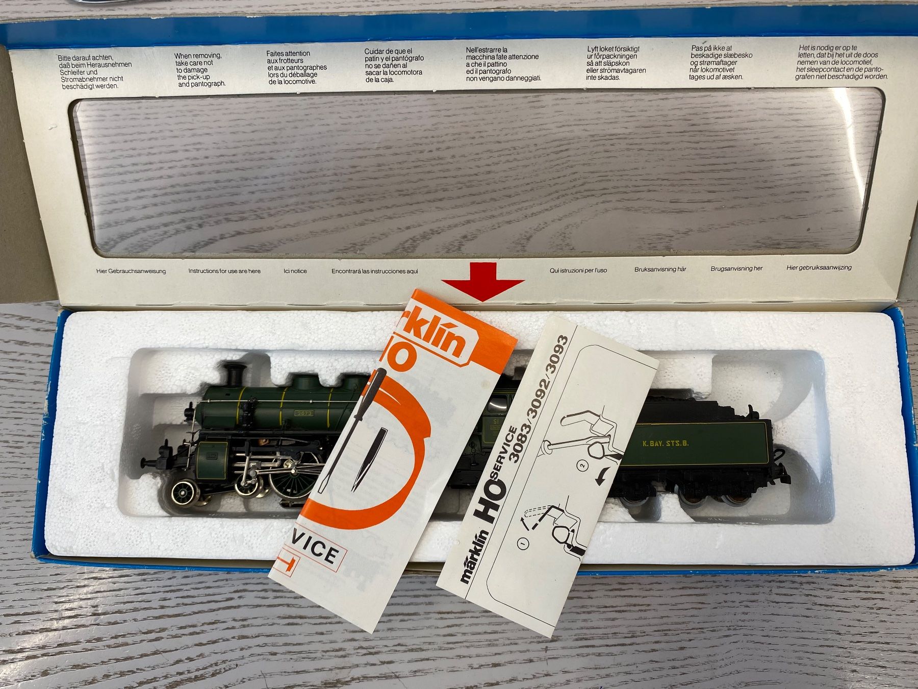 Märklin Modelleisenbahnen: Märklin 3092 K.Bay.Ste.B. BR S3/6 – Gebraucht aus Lupsingen von New-Haven 5