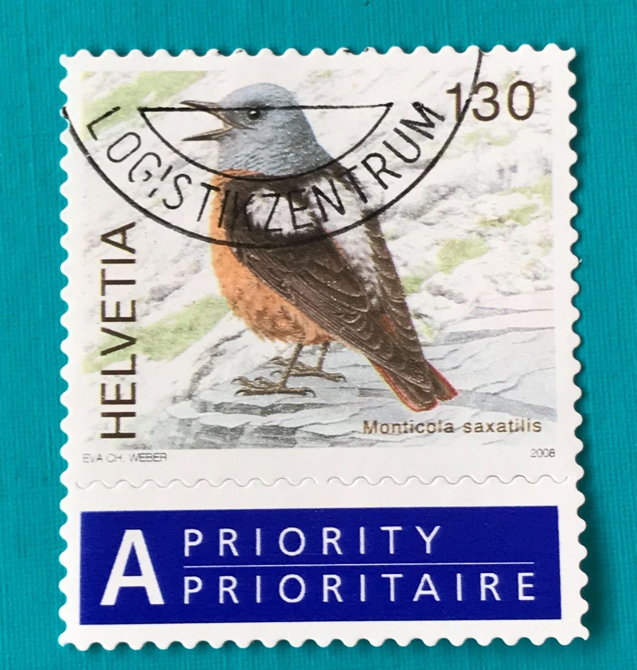 Tutti i francobolli: Nr.1272 mit Stempel  Vögel  2008   – Usato da Aarau venduto da Billa007