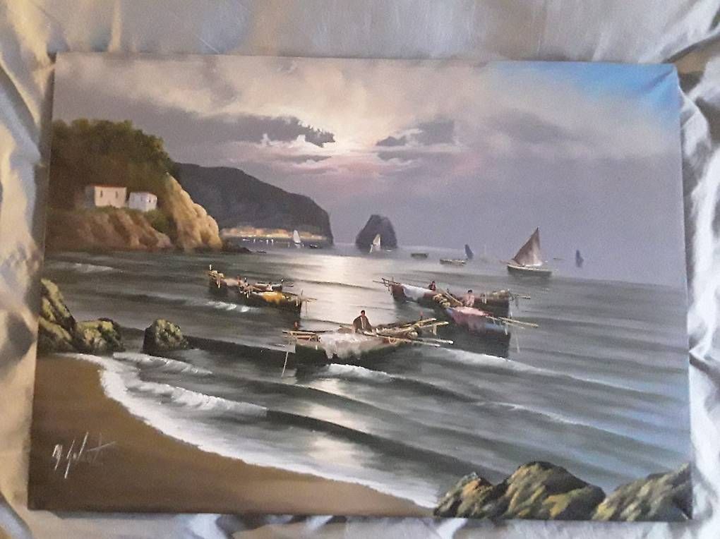 Dipinti: A Vendre 2 tableaux du peintre Mario Galanti  – Usato da Crissier venduto da dadde58 1