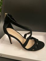 Sandro Paris Sandalen, schwarz, Wildleder, Gr. 38, neu!