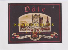 Etikette für Wein - Dôle Soleil du Valais/Walliser Sonne /bd