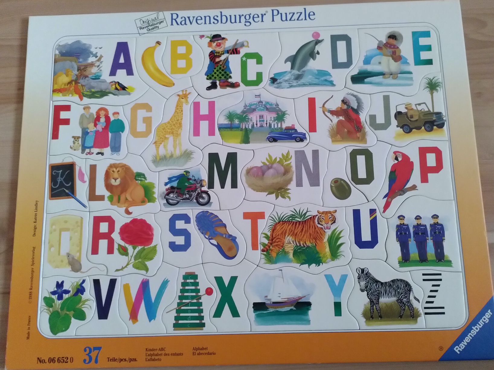 Ravensburger Puzzles: KINDER-ABC PUZZLE/ 37 TEILE – Gebraucht aus Brugg AG von olamim