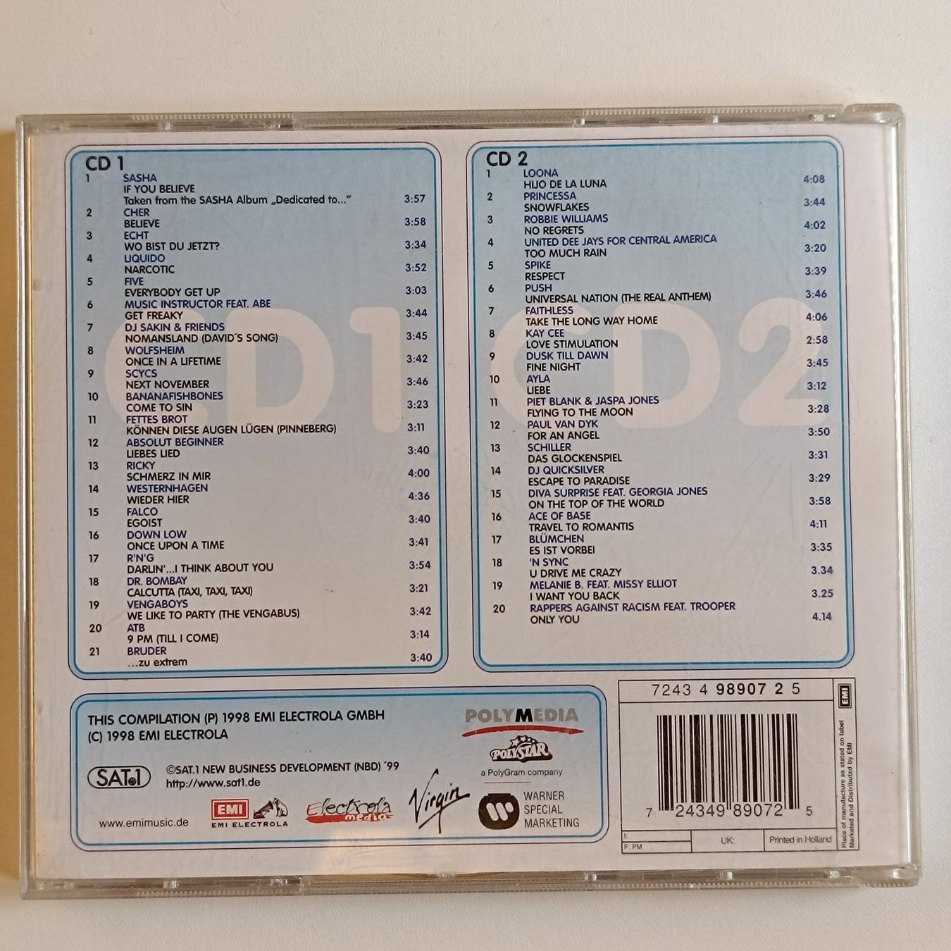 CD: Mega Hits 99 die Erste Doppel-CD F26 – Usato da Sessa venduto da fraenklishop 1