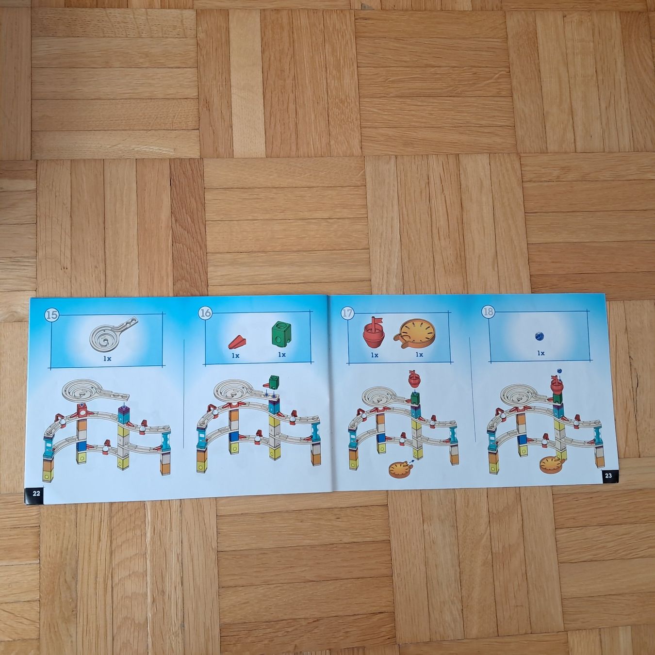 Quadrilla Jouets: Kugelbahn Hape Quadrilla E6019 – D'occasion à Meilen par Vaurien15 8