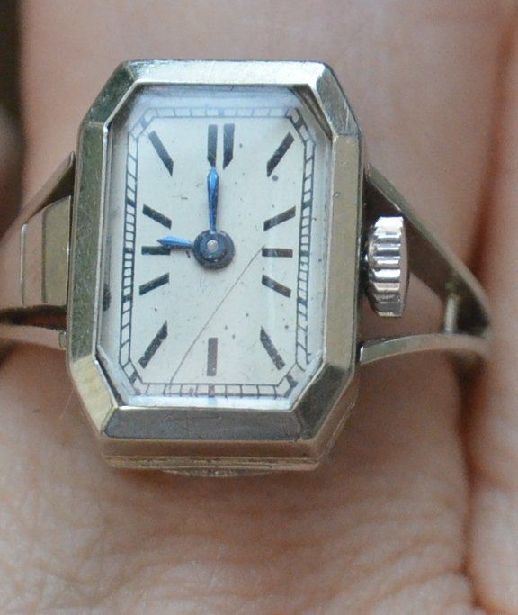 Orologi: Uhrenring / Montre-bague 18K  1930's – Usato da Collonges venduto da Auganien 1