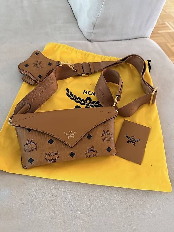 Mcm Taschen für Damen: MCM Diamond Umhängetasche cognac – Gebraucht aus Engelburg von Suneschii2005