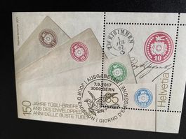 2017 Block Bl. 66  150 Jh Tübli Briefe  ZN 1648   Ausgabetag