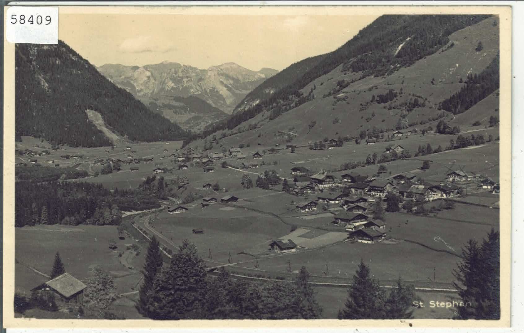Cartoline postali: St. Stephan - Generalansicht – Usato da Ettingen venduto da Kartenplanet