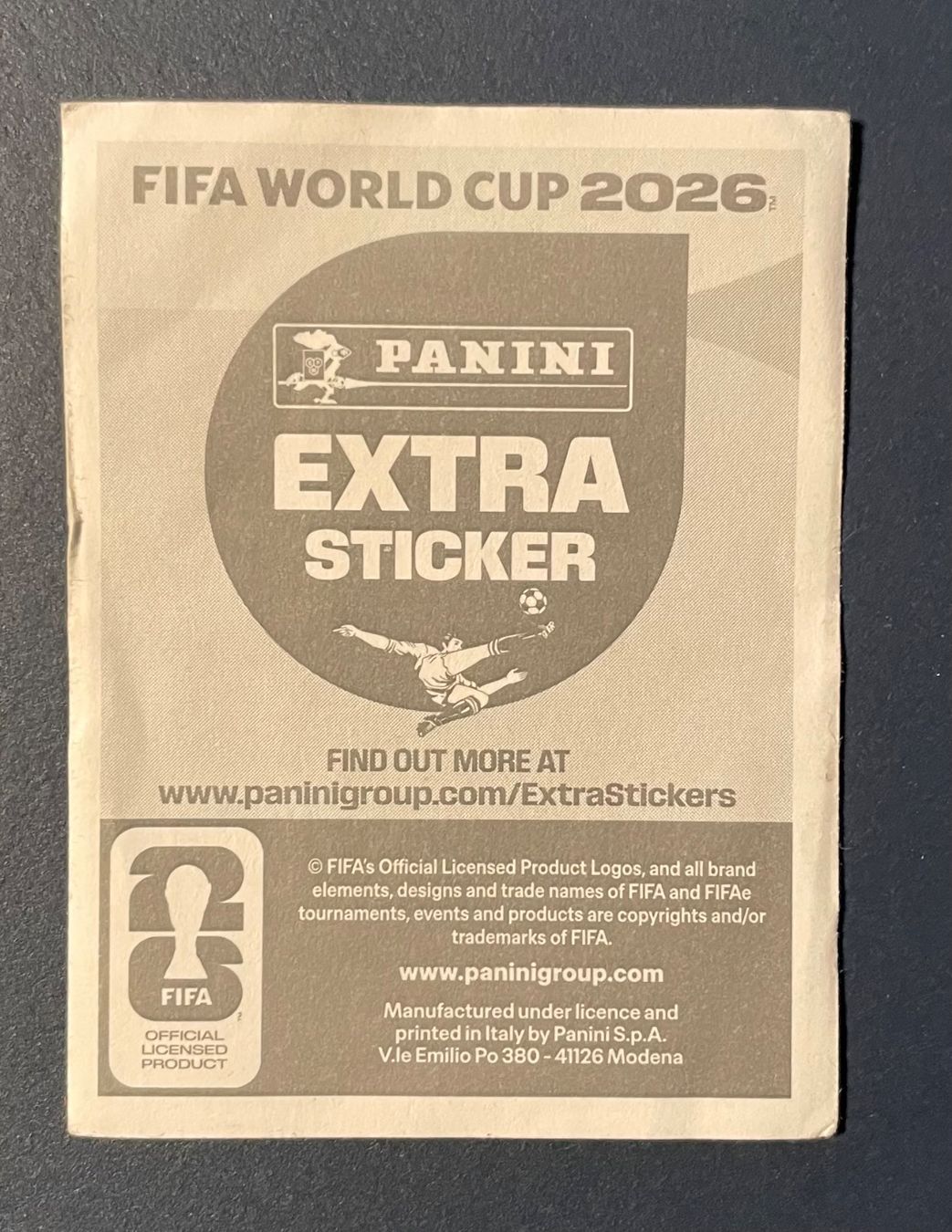 Panini Carte collezionabili: Panini WM 2026 Extra Sticker Alphonso Davies – Usato da Zürich venduto da Alkina 1