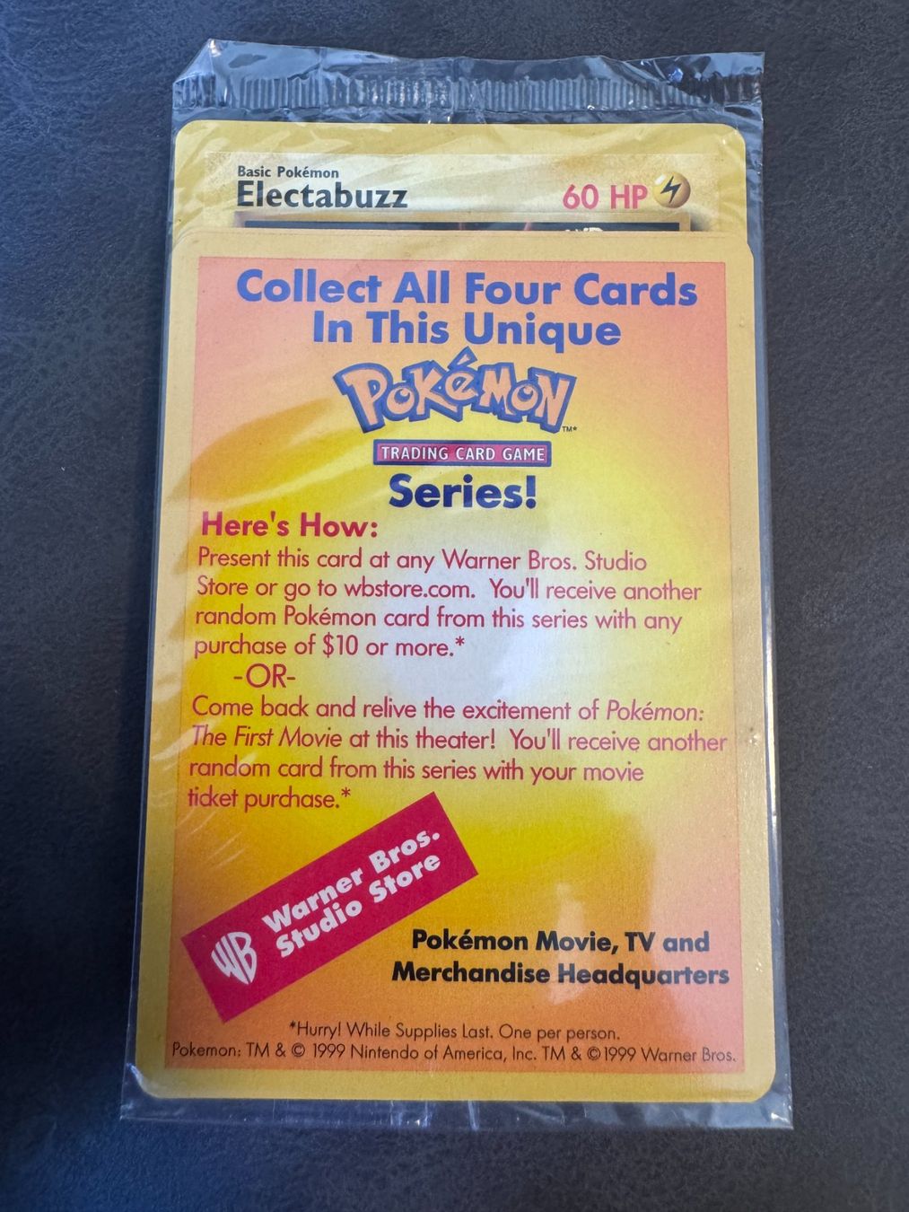 Pokémon Carte collezionabili: Pokemon WOTC Promo Electabuzz Winner Stamp - Sealed - ENG – Usato da Erstfeld venduto da PokeSandero