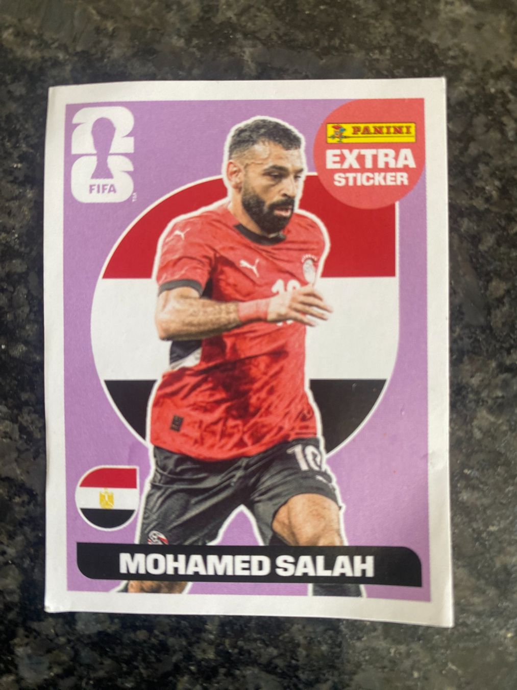 Panini Carte collezionabili: Mohamed Salah Sticker lila Extra – Nuovo (secondo la descrizione) da Zürich venduto da belbal