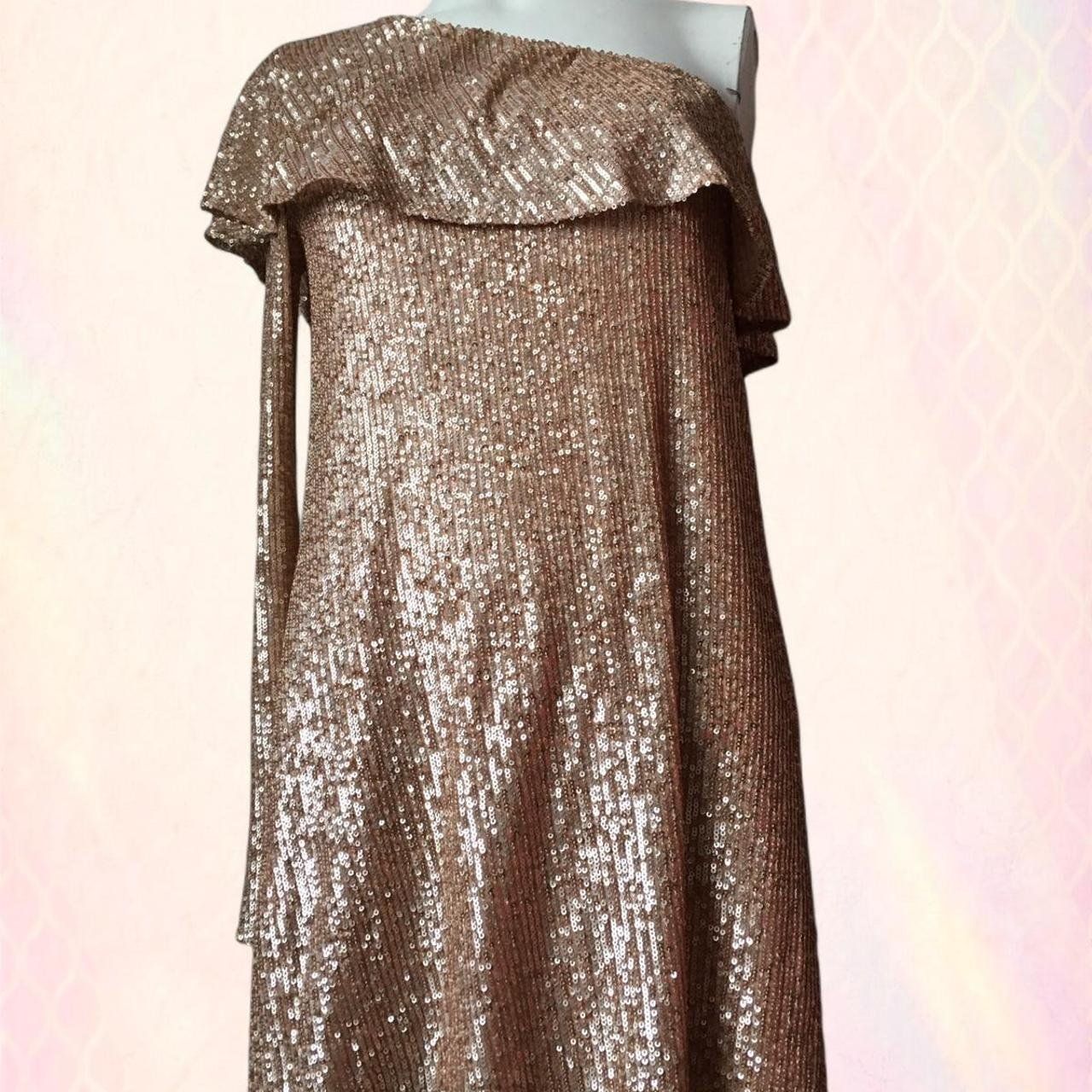 Zara Vestiti: Robe à paillettes Zara dorée - M - neuve – Nuovo e nell'imballaggio originale da Troinex venduto da Irisglo 1