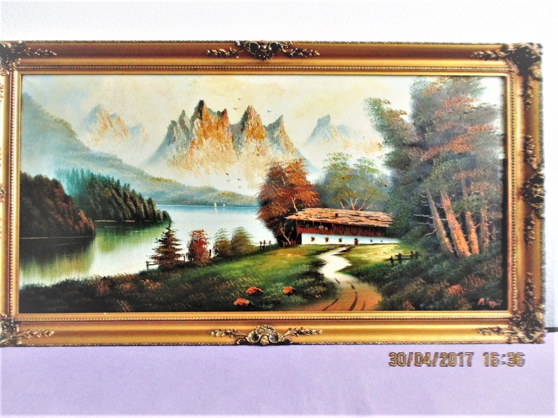 Dipinti: Hütte am See – Usato da Goldach venduto da idealist1