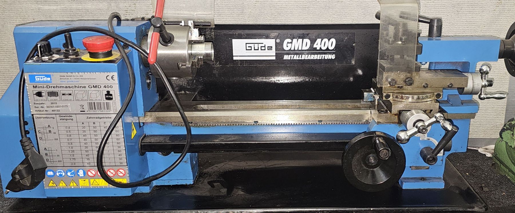 Alle Maschinen: GÜDE Mini-Drehmaschine GMD 400 – Gebraucht aus St.gallen von nik500