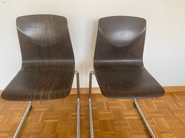 Lot de 2 chaises empilables Galvanitas Thur-Op-Seat, vintage