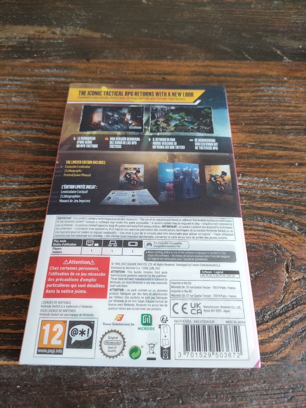 Nintendo Jeux: Front Mission 1st sur Switch – D'occasion à La Chaux-de-Fonds par nwa_w9zt 1