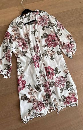 Strand Mantel Blumen Gr. 36/38 