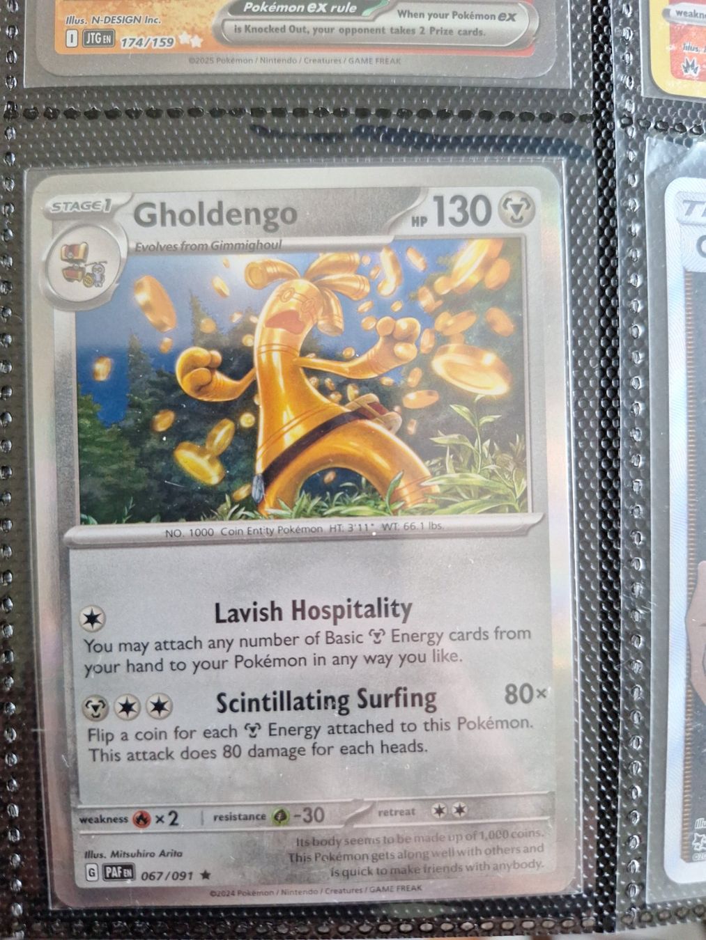 Pokémon Carte collezionabili: Gholdengo Holo - Pokemon TCG – Usato da Altstätten SG venduto da GGsGameshop
