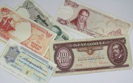 Mix-Lot alter Banknoten 7 Stk.