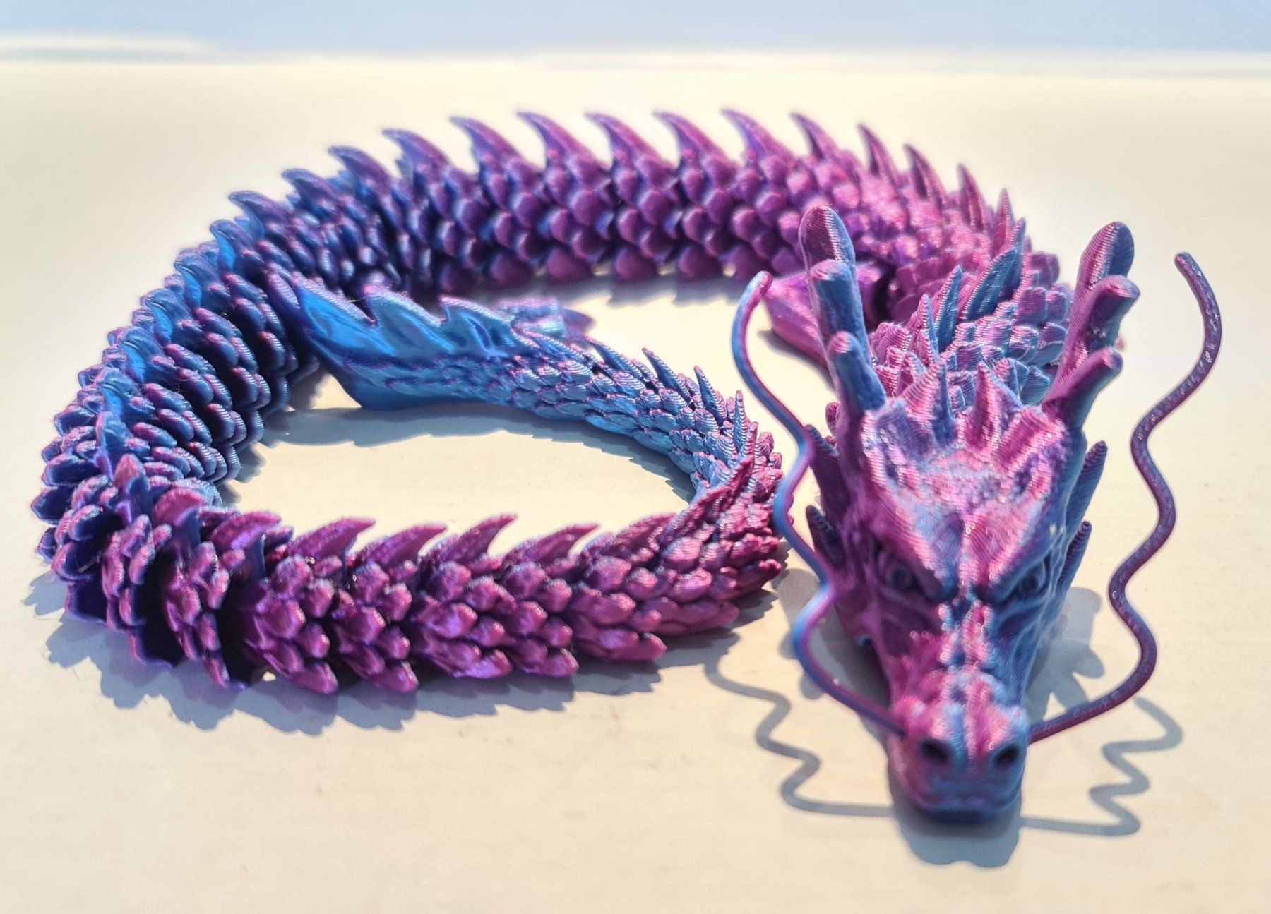 Figuren: 3D gedruckte  Drachen Dragon figur 45cm – Gebraucht aus Uerkheim von Kaufoption