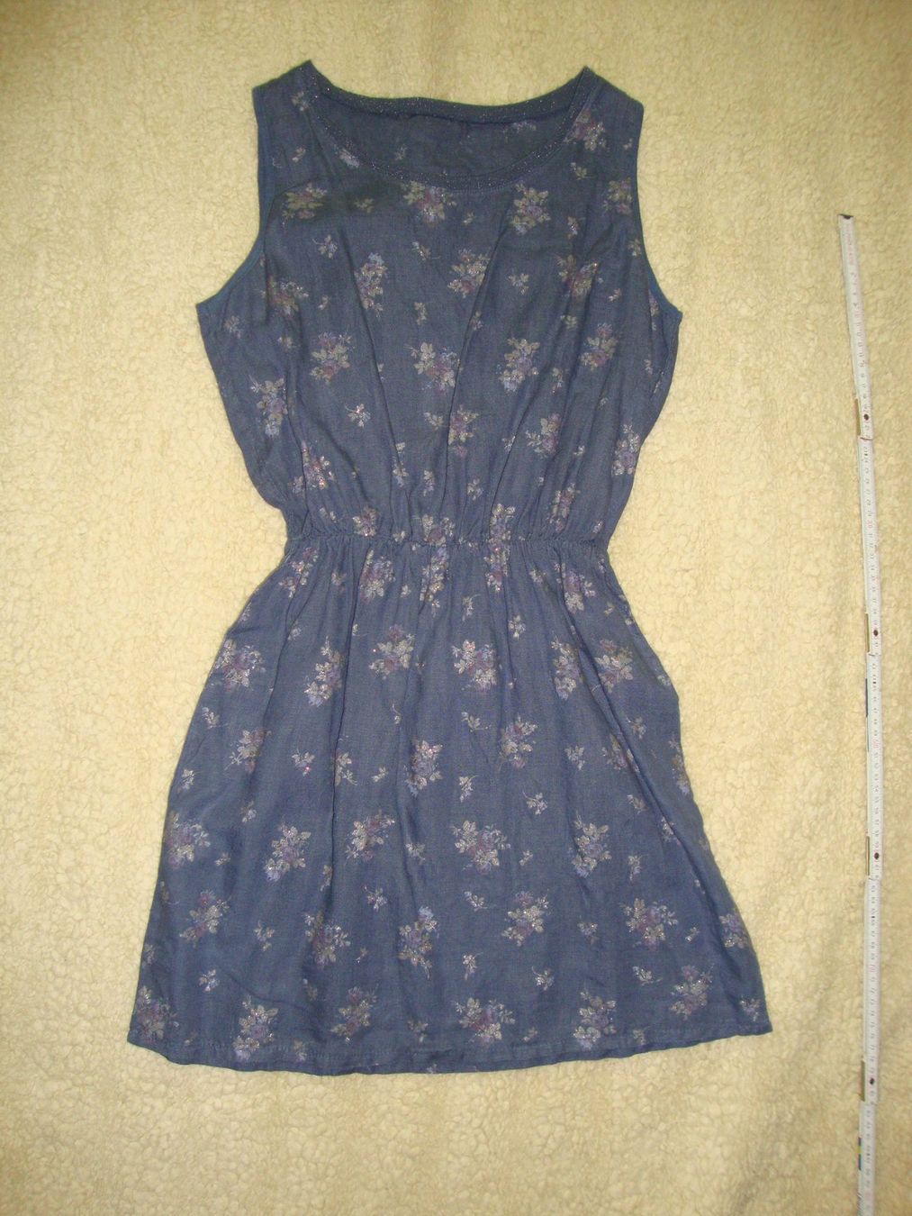 Kleider: Leinenkleid Blau – Gebraucht aus Laufen von ereli 3