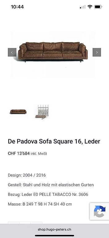 Divani: Designersofa, De Panova Square 16 – Usato da Meilen venduto da Hawaii2222 1