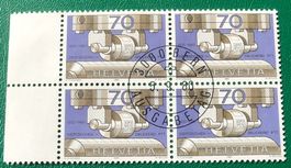 4 er Block Nr. 647 mit ETStempel Bern 