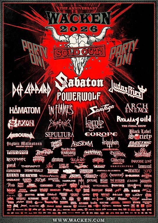 Billets: 2 Wacken Tickets 2026 – D'occasion à Sils im Domleschg par Michialder