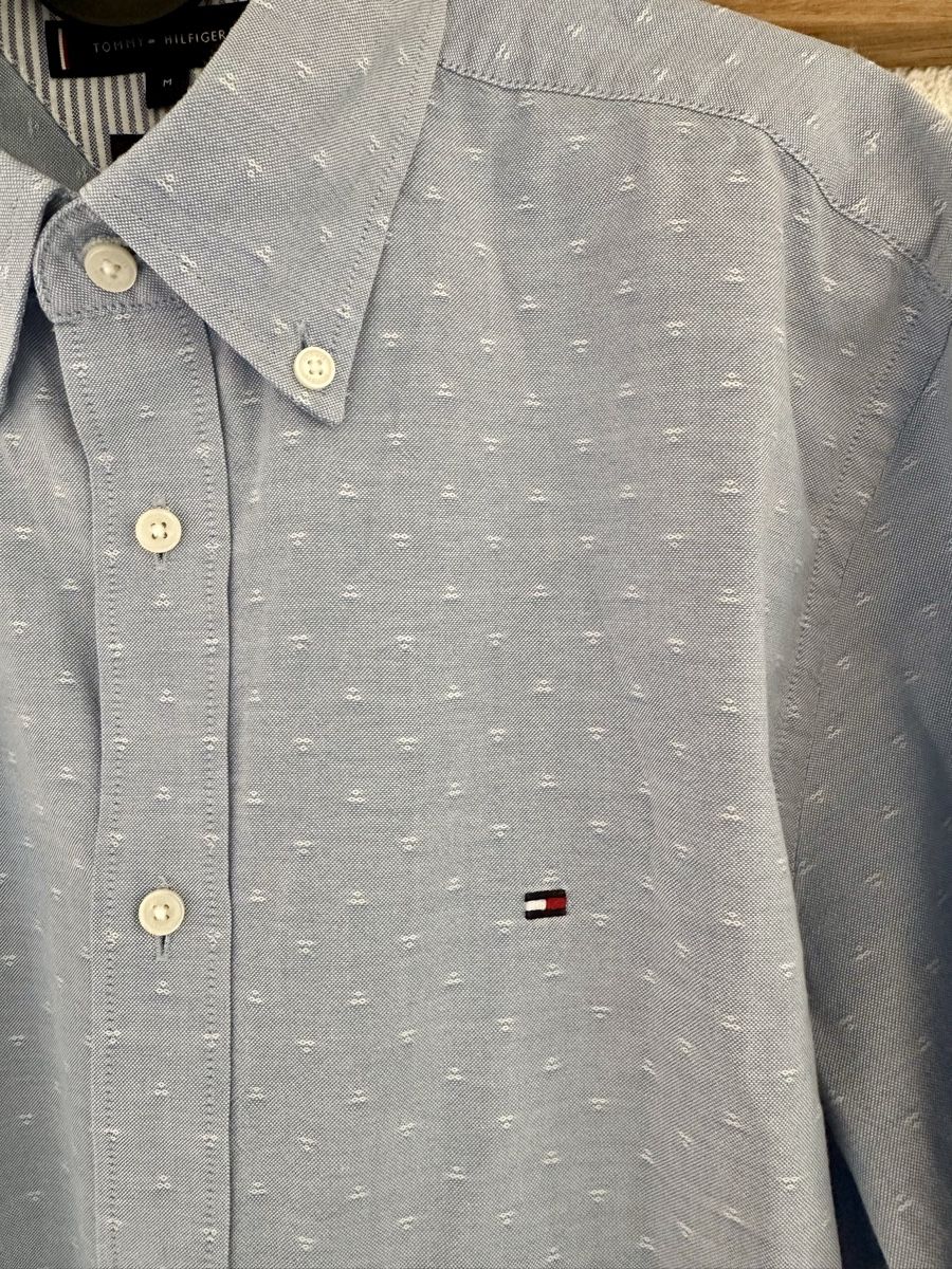 Tommy Hilfiger Camicie: Tommy Hilfiger Herren Hemd Grösse M hellblau – Usato da Brütten venduto da nebraska15 1
