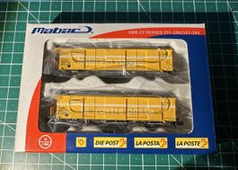 Mabar Postwagen SBB Z2 Set Spur N