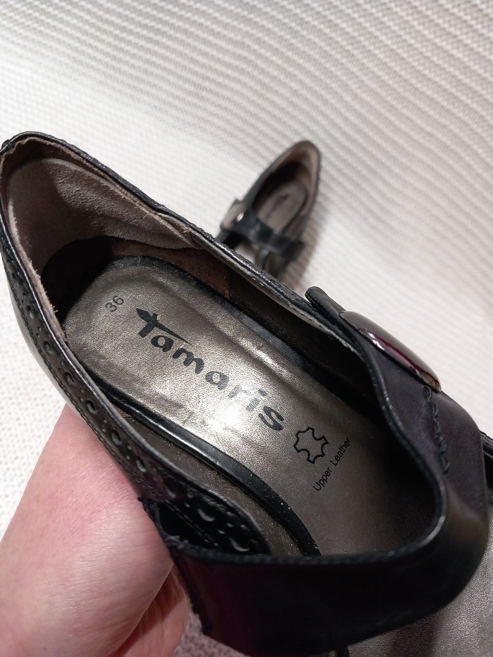 Tamaris Damenschuhe: Tamaris Leder Pumps Gr. 36 schwarz – Gebraucht aus Gwatt (Thun) von umwelt-brocki 3